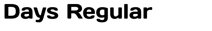 Days Regular