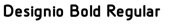 Designio Bold Regular