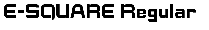 E-SQUARE Regular