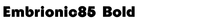 Embrionic85 Bold