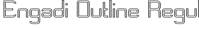 Engadi Outline Regular