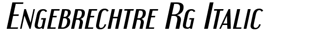 Engebrechtre Rg Italic