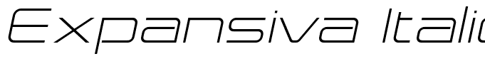 Expansiva Italic