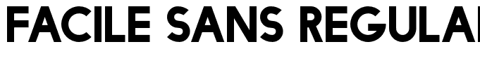 Facile Sans Regular