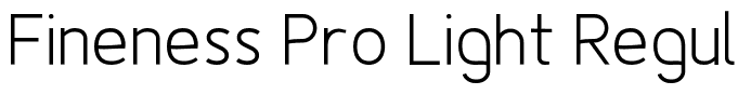 Fineness Pro Light Regular