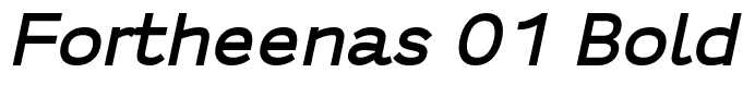 Fortheenas 01 Bold Italic