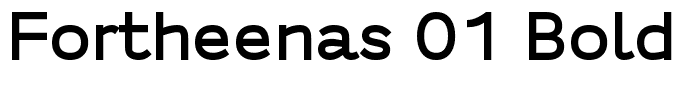 Fortheenas 01 Bold Regular