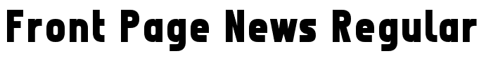 Front Page News Regular