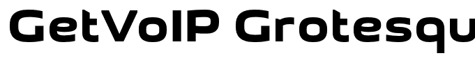 GetVoIP Grotesque Regular
