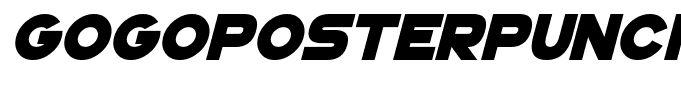 GoGoPosterPunch Italic