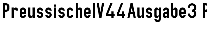 PreussischeIV44Ausgabe3 Regular