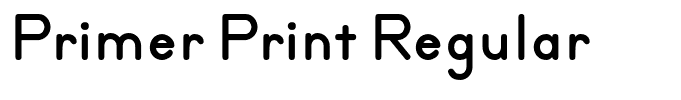 Primer Print Regular