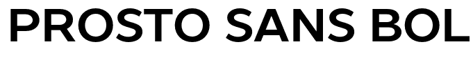 Prosto Sans Bold