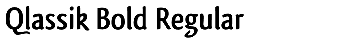 Qlassik Bold Regular