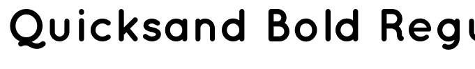 Quicksand Bold Regular