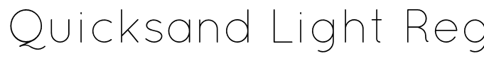 Quicksand Light Regular
