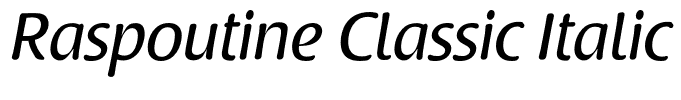 Raspoutine Classic Italic