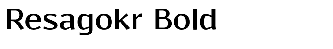 Resagokr Bold