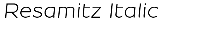 Resamitz Italic