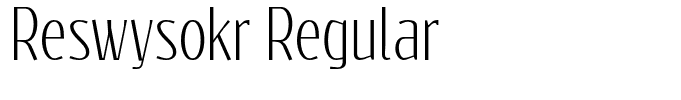 Reswysokr Regular