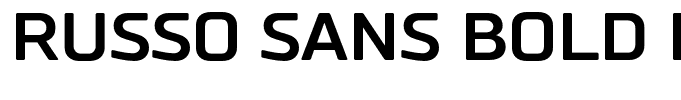 Russo Sans Bold Regular