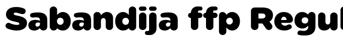 Sabandija ffp Regular