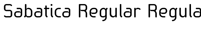 Sabatica Regular Regular