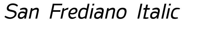 San Frediano Italic