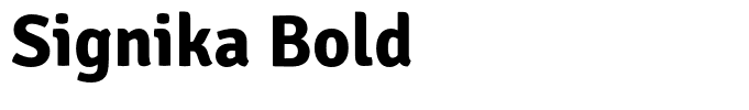 Signika Bold