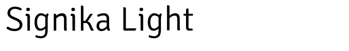 Signika Light
