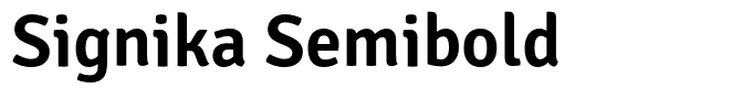 Signika Semibold