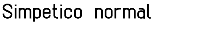 Simpetico normal
