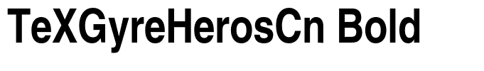 TeXGyreHerosCn Bold