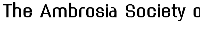The Ambrosia Society oblique