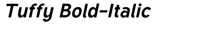 Tuffy Bold-Italic