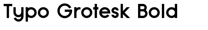 Typo Grotesk Bold