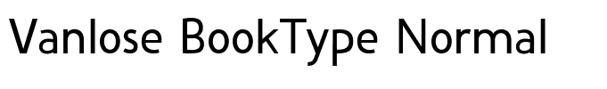 Vanlose BookType Normal
