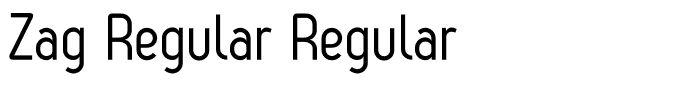 Zag Regular Regular