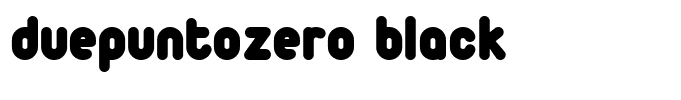 duepuntozero black