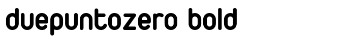 duepuntozero bold