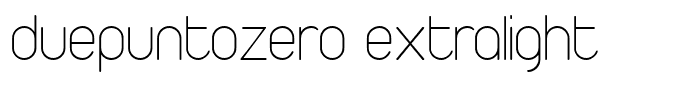 duepuntozero extralight