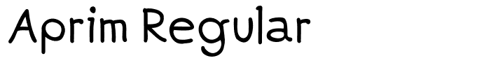 Aprim Regular