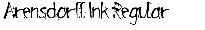 Arensdorff Ink Regular