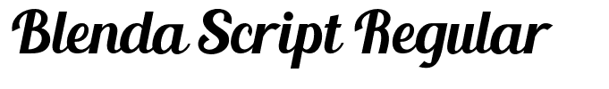 Blenda Script Regular