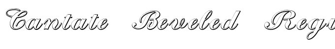 Cantate Beveled Regular