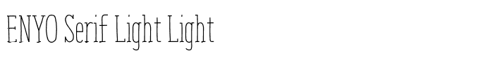 ENYO Serif Light Light