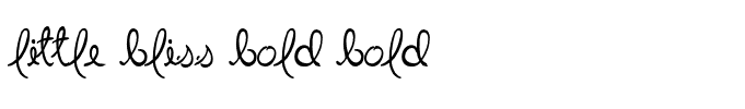 Little Bliss Bold Bold