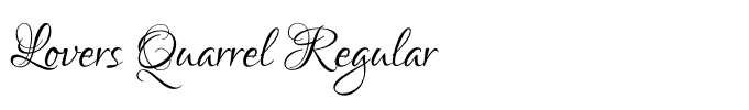 Lovers Quarrel Regular