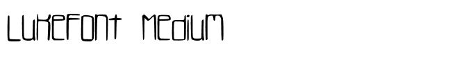 LukeFont Medium