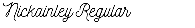 Nickainley Regular